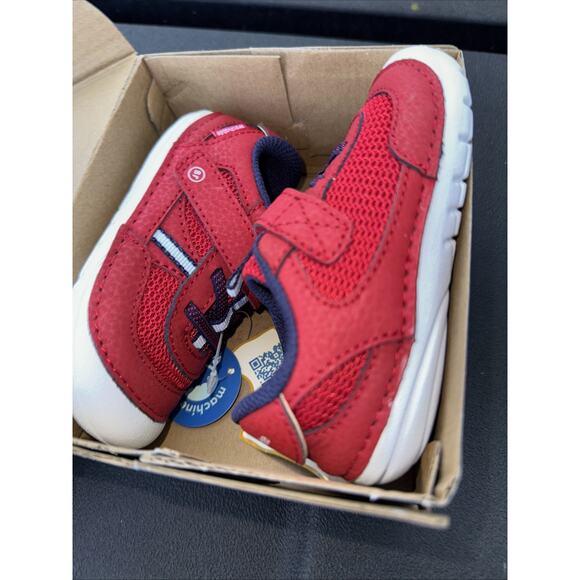 Stride Rite Sneakers Toddlers US 6 M Red Shoes BB038303 New In Box SM Apollo - Picture 4 of 7